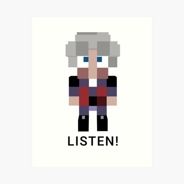 Pixel Doctor Who Art Prints For Sale | Redbubble