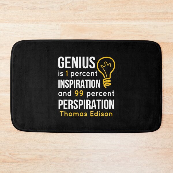 Item preview, Genius is One Percent Inspiration and Ninety-Nine Percent Perspiration.  designed and sold by Miss Kinder Classroom.