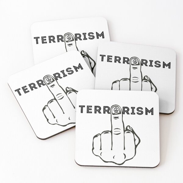Item preview, ANTI TERRORISM (MIDDLE FINGER) designed and sold by illlustreation.