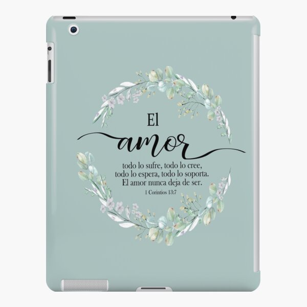 salmo 23, psalm 23 in spanish iPad Case & Skin for Sale by