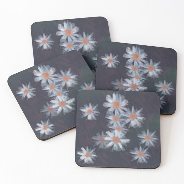 Item preview, white flower Chamomile pattern designed and sold by MalyarMN.
