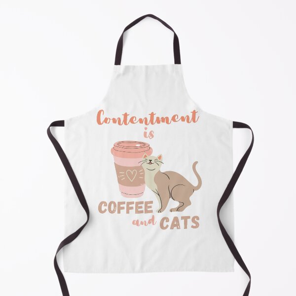 Item preview, Contentment is COFFEE and CATS designed and sold by zanybay.