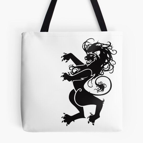 Aperçu de l'œuvre Lion rampant en noir créée et vendue par JSNGNE.