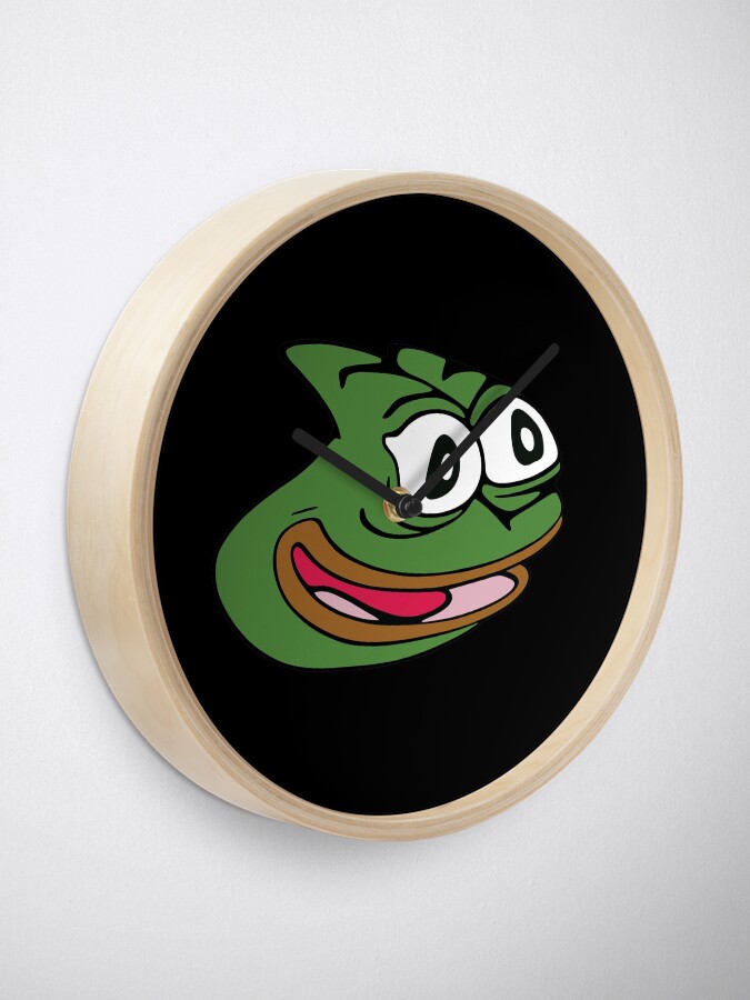 Pepega High Quality Emote Clock for Sale by OldDannyBrown