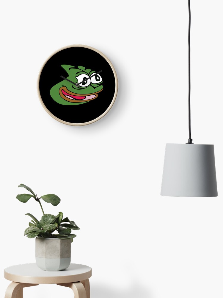 Pepega High Quality Emote Clock for Sale by OldDannyBrown