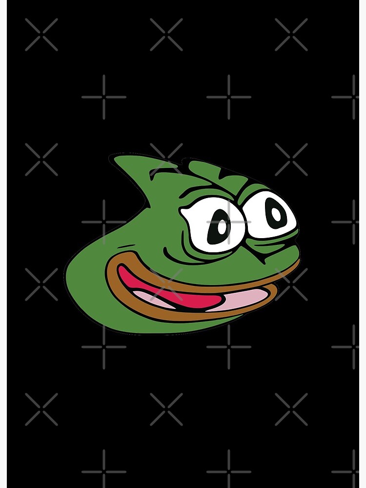 Pepega in HD Twitch Emote | Art Board Print