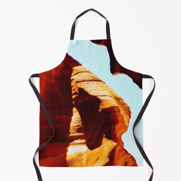 Item preview, sandstone abstract with blue sky at Antelope Canyon, Arizona, USA designed and sold by Mrvell.
