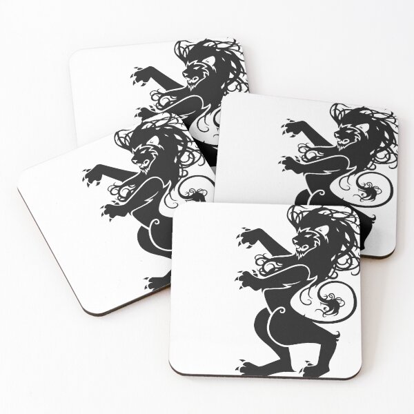 Item preview, Rampant Lion in Black designed and sold by JSNGNE.
