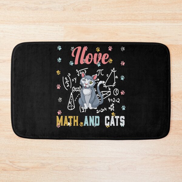 Item preview, I Love Math And Cats designed and sold by ADAMYASS.
