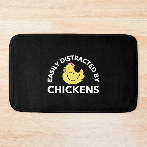 Item preview, Easily Distracted by Chickens 2 - funny cute chicken design designed and sold by katiekendall.