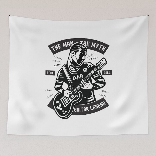 Item preview, Dad The Man the Myth The Guitar Legend designed and sold by Rhu Creations.