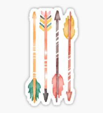 Watercolor Arrows Sticker