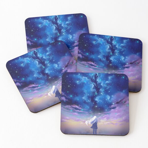 Item preview, Anime Galaxy Landscape Night Sky  designed and sold by LunarAphelion.