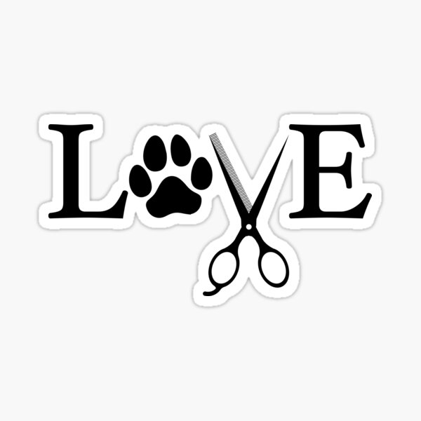 Item preview, Love Dog Grooming, Dog Groomer Gift designed and sold by TheReallyNiceStuff.