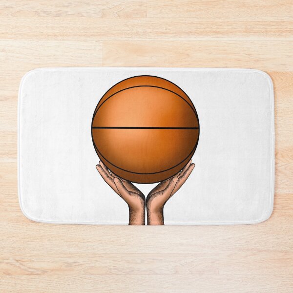 Item preview, a painted basketball in the hands of a man designed and sold by nataliavavilina.