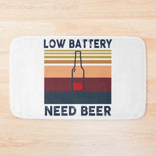 Item preview, LOW BATTERY NEED BEER VINTAGE designed and sold by TALIA-ETHER.