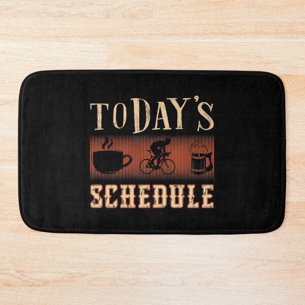 Item preview, Today's Schedule Coffee Biking Beer Pub Cafe Cycling Bike Coffee Bean Drinking Wheel Ride Bicycle Drunkard Travel designed and sold by shirti.