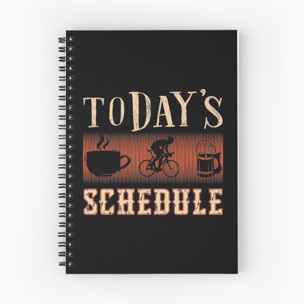 Item preview, Today's Schedule Coffee Biking Beer Pub Cafe Cycling Bike Coffee Bean Drinking Wheel Ride Bicycle Drunkard Travel designed and sold by shirti.