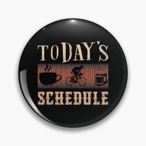 Item preview, Today's Schedule Coffee Biking Beer Pub Cafe Cycling Bike Coffee Bean Drinking Wheel Ride Bicycle Drunkard Travel designed and sold by shirti.