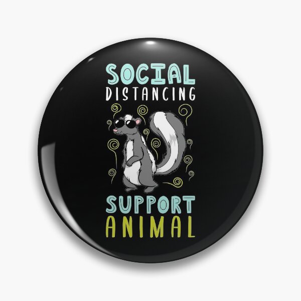 Item preview, Skunk Social Distancing Support Animal Nocturnal Stink Skunk Stink Animals Unpleasant Smell Weasel Family Collection designed and sold by shirti.