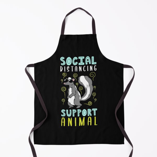 Item preview, Skunk Social Distancing Support Animal Nocturnal Stink Skunk Stink Animals Unpleasant Smell Weasel Family Collection designed and sold by shirti.