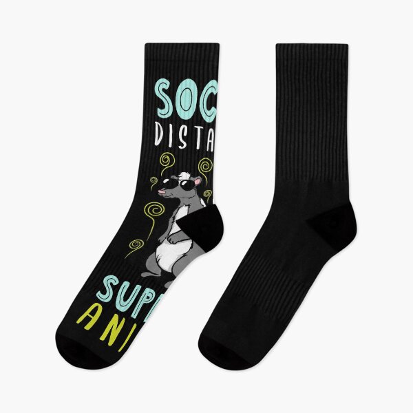 Item preview, Skunk Social Distancing Support Animal Nocturnal Stink Skunk Stink Animals Unpleasant Smell Weasel Family Collection designed and sold by shirti.