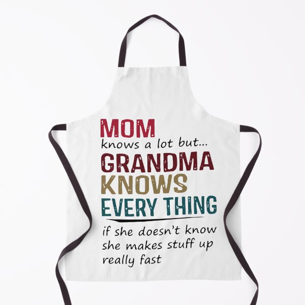 Item preview, MOM KNOWS A LOT GRANDMA KNOWS EVERYTHING designed and sold by TALIA-ETHER.