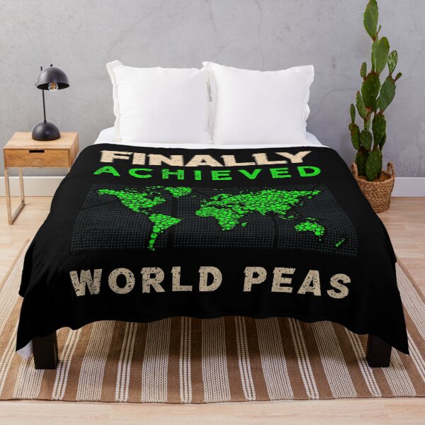 Item preview, Finally Achieved World Peas Map Love Union Solidarity Unity Pun Peas Peace On Earth Friendship Love Unification Tee designed and sold by shirti.