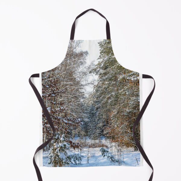Item preview, Winter landscape with snow-covered spruce forest. designed and sold by Olga Berlet.