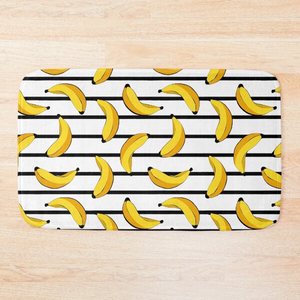 Item preview, Bananas Black Lines and White Background Summer Fruits Design designed and sold by SemDesigns1.