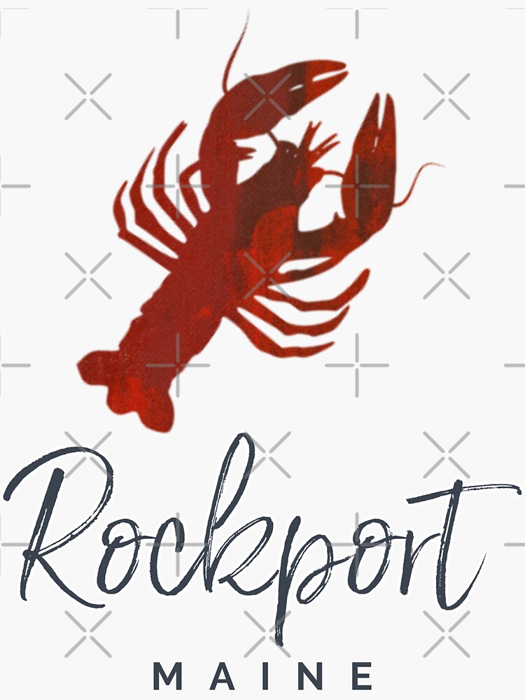 "Rockport Lobster" Sticker for Sale by JosephTHooper Redbubble
