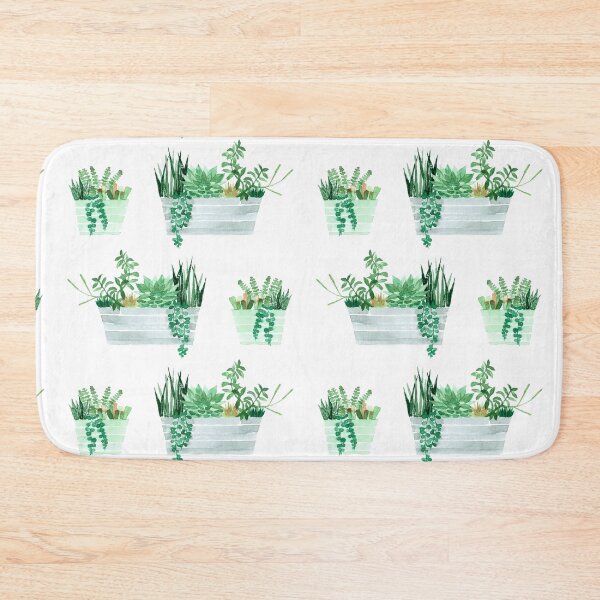 Item preview, Succulent pots pattern designed and sold by victorsboutique.