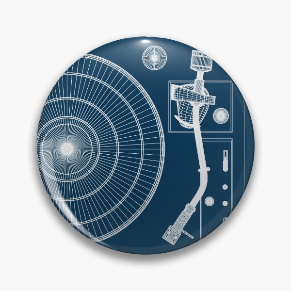 Item preview, Blueprint Turntable vinyl player music designed and sold by PeterADesign.