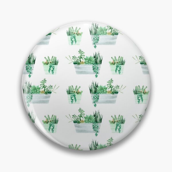 Item preview, Succulent pots pattern designed and sold by victorsboutique.