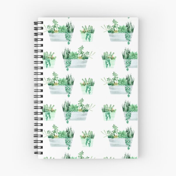 Item preview, Succulent pots pattern designed and sold by victorsboutique.