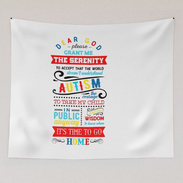 Item preview, Dear God Please Grant Me The Serenity To Accept That the world Doesn't understand Autism the courage to take my child- Autism awareness designed and sold by shivani21061993.