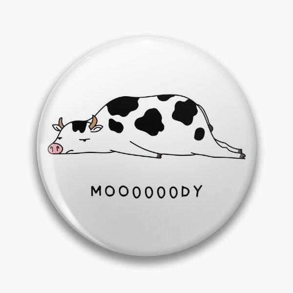 Item preview, Moody cow art designed and sold by AznavourByKarin.