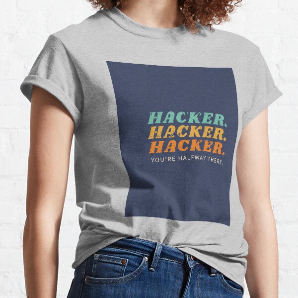 Black Hat Hacker T Shirts Redbubble - hacker t shirt roblox free