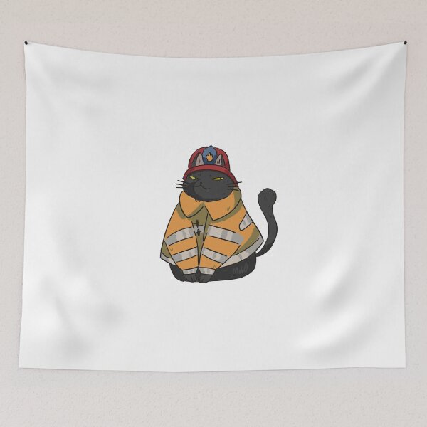 Item preview, Cat Fireman designed and sold by Mobb0.