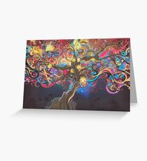 Psychedelic Greeting Card