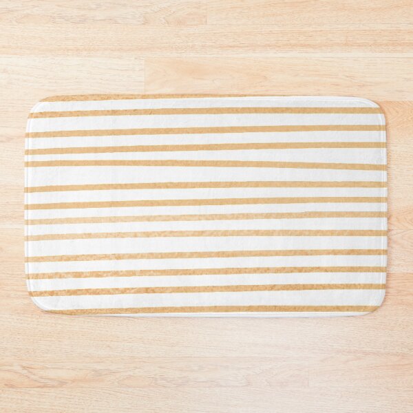 Item preview, Horizontal orange pencil stripes designed and sold by printhappy.