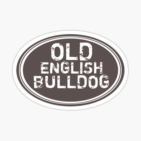 Old English Bulldog Sticker