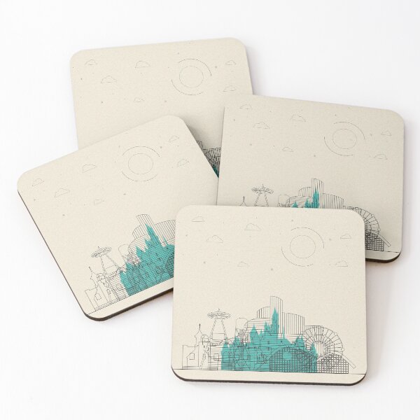 Item preview, Abstract City Posters: Anaheim, California designed and sold by A Deniz Akerman.