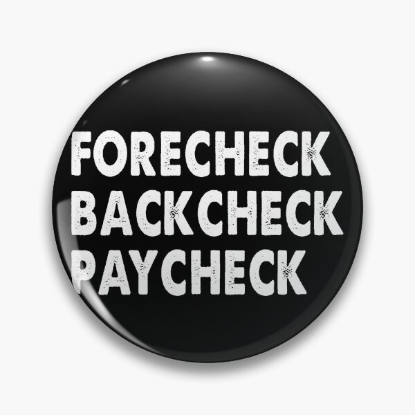Item preview, Forecheck Backcheck Paycheck Vintage designed and sold by Niishouseca.