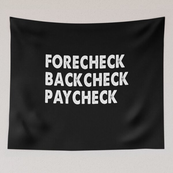 Item preview, Forecheck Backcheck Paycheck Vintage designed and sold by Niishouseca.