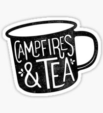 CAMPFIRES & TEA Sticker