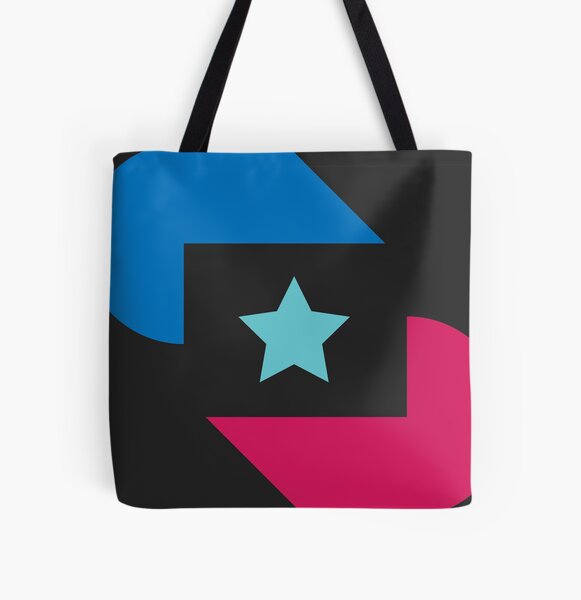 simple star shape logo minimalistic with fresh colors | Tote Bag