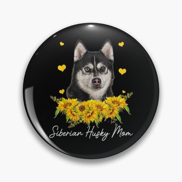 Item preview, Womens Sunflower Siberian Husky Mom Dog Lover Gifts  designed and sold by shirleyfinley.