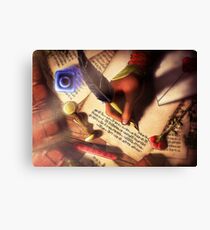 The Writer (Digital Illustration) - Rotated Canvas Print