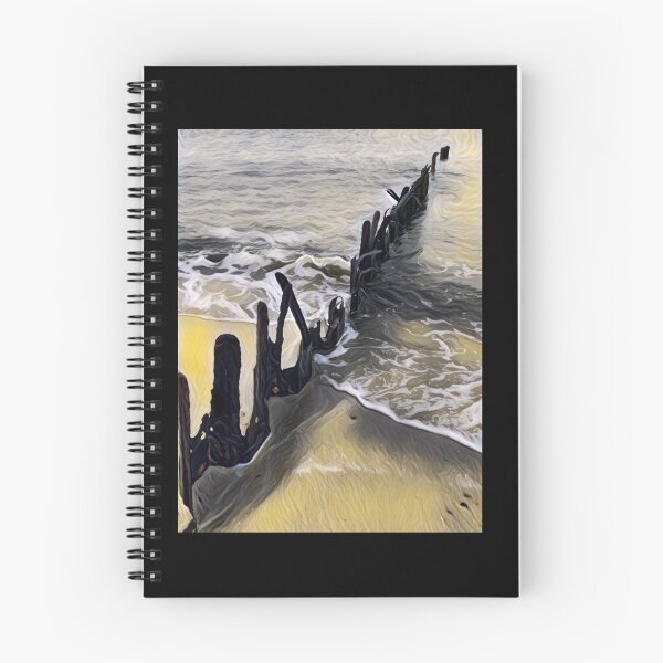 Item preview, Photography of groynes in the sea, then edited in color designed and sold by Pelikancrazy.